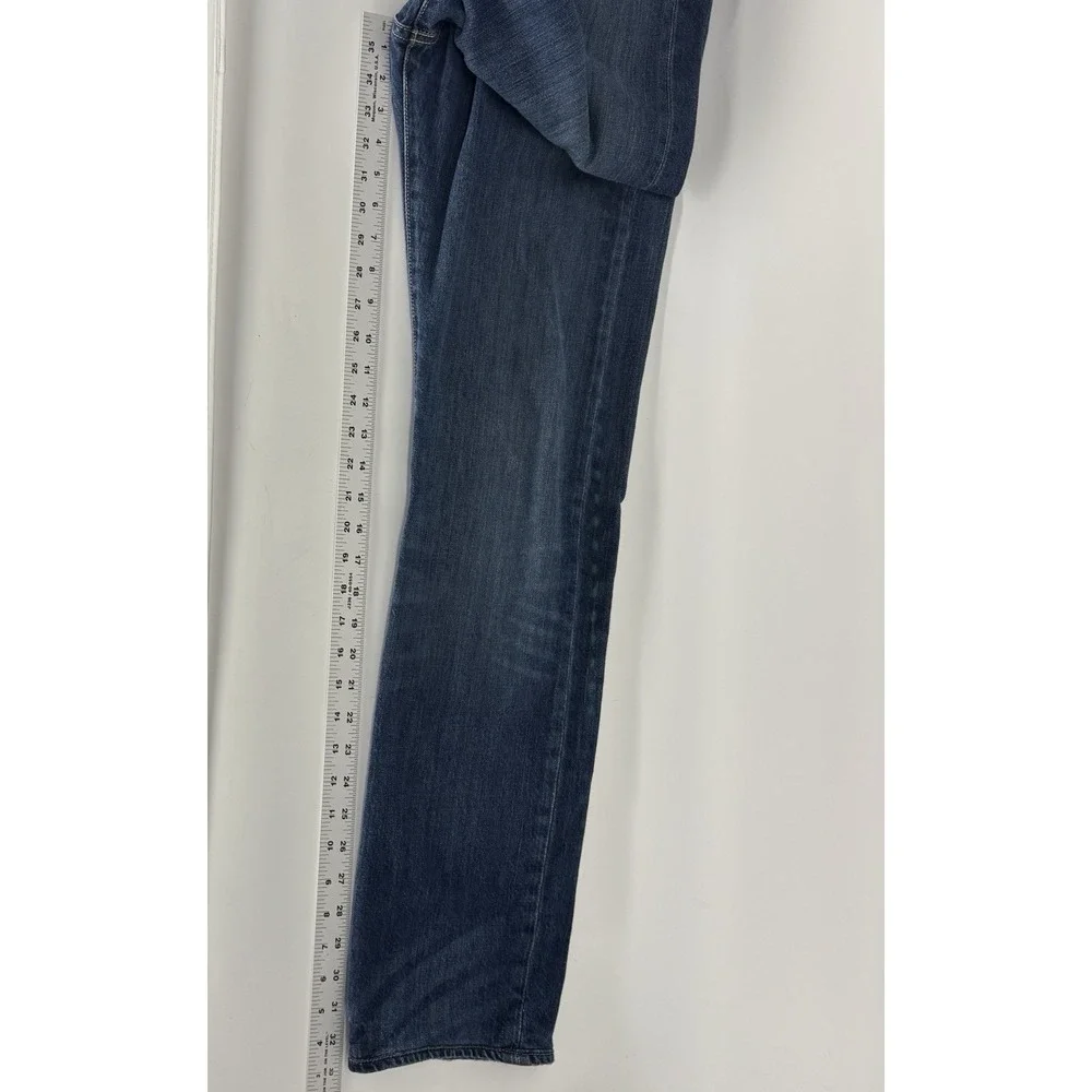 Levi's 501‎ Jeans Blue Medium Wash Straight Leg Button Fly Pants Men 32X33